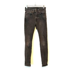 Teen / Men’s H&M Black Skinny Jeans button up fly